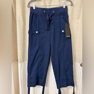 Navy Blue Drawstring Pants